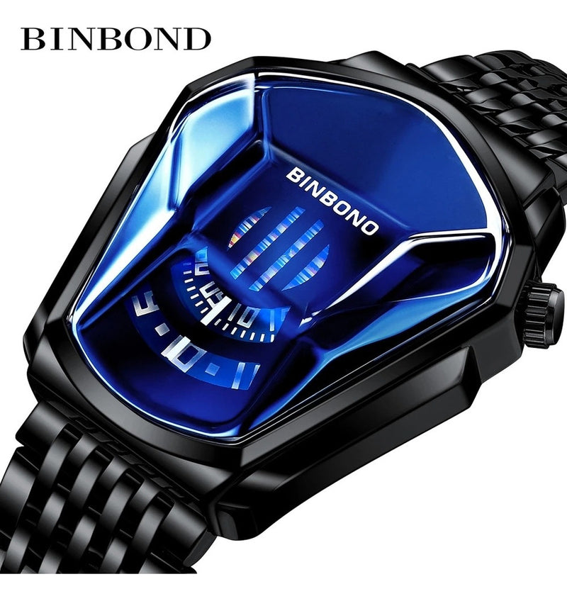 Binbond Reloj De Cuarzo Impermeables De Lujo Para Hombre