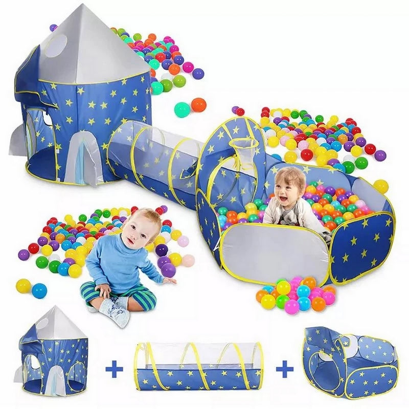 Carpa Camping Set Campamento Infantil Unisex Tunel Pelotas