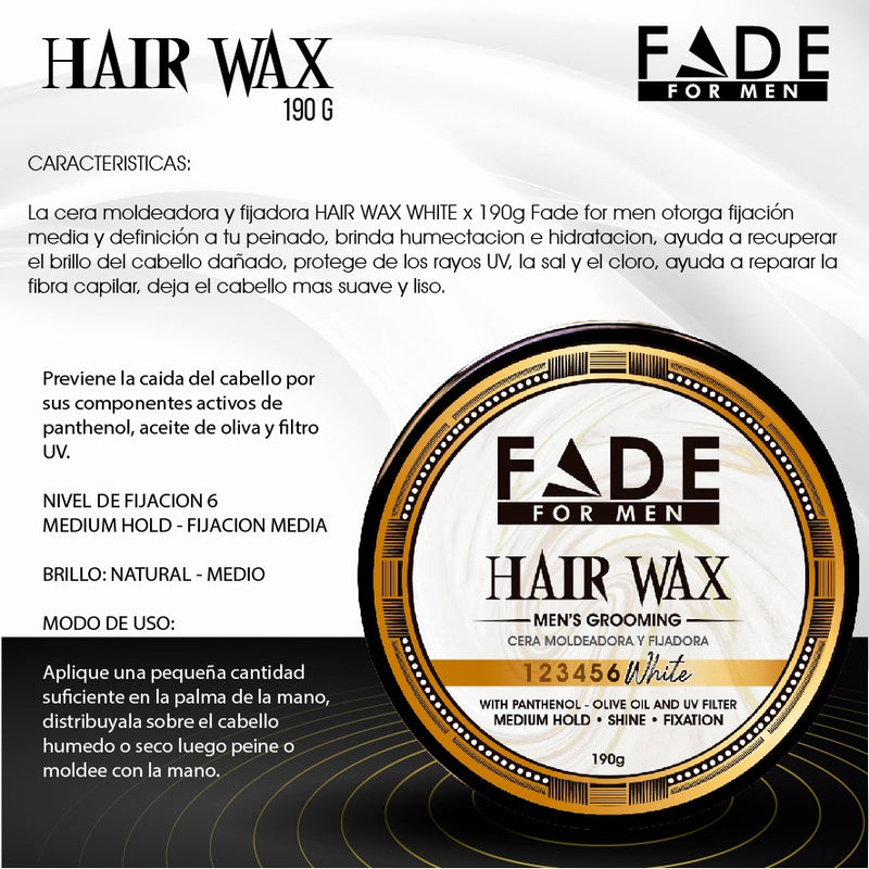 Cera Moldeadora Y Fijadora Hair Wax Fade