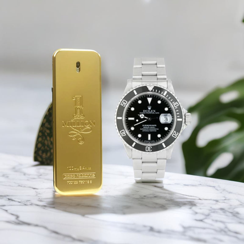 KIT ONE MILLION 100 ML + RELOJ ROLEX SUBMARINER